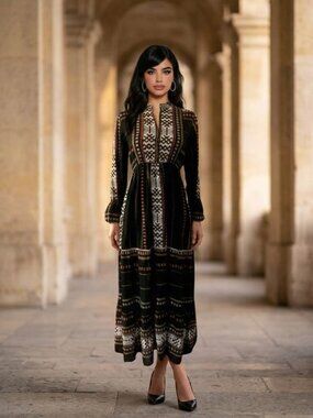 AREA Bohemian Dress Size XS